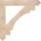 Ekena Millwork Merced Arts & Crafts Smooth Bracket, Douglas Fir, 5 1/2"W x 44"D x 44"H BKT06X44X44MRC03SDF - alternate 2